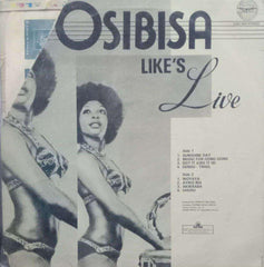 OSIBISI LIKE'S LIVE - ENGLISH VINYL LP