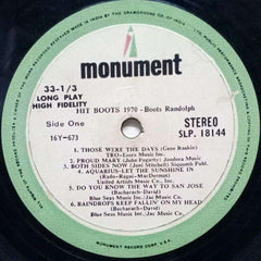 HIT BOOTS 1970 - ENGLISH VINYL LP