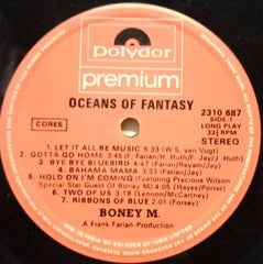 BONEY M . OCEANS OF FANTASY - ENGLISH VINYL LP