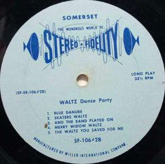 WALTZ DANCE PARTY - ENGLISH VINYL LP