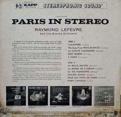 PARIS IN STEREO - ENGLISH VINYL LP