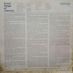 GREAT SONGS OF AMERICA - ENGLISH VINYL LP