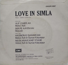 LOVE IN SIMLA- HINDI VINYL EP
