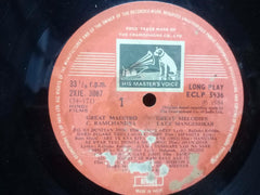 GREAT MAESTRO C RAMACHANDRA, GREAT MELODIES LATA MANGESHKAR - HINDI VINYL LP