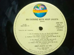 AN EVENING WITH ANUP JALOTA - HINDI VINYL LP