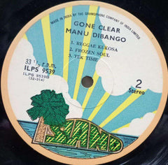 GONE CLEAR MANU DIBANGO-ENGLISH VINYL LP