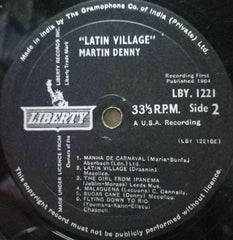 LATIN VILLAGE MARTIN DENNY - ENGLISH VINYL LP