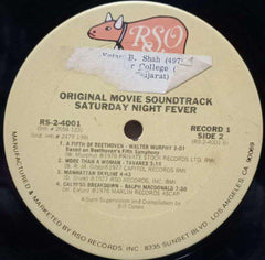 ORIGINAL MOVIE SOUNDTRACK SATURDAY NIGHT FEVER - ENGLISH VINYL LP