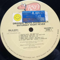 ORIGINAL MOVIE SOUNDTRACK SATURDAY NIGHT FEVER - ENGLISH VINYL LP