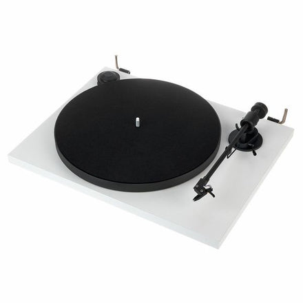 Pro-Ject Primary E turntable in black with Ortofon cartridge fitted to the tonearm