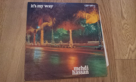 Its my Way - Mehdi Hassan Bollywood Vinyl LP