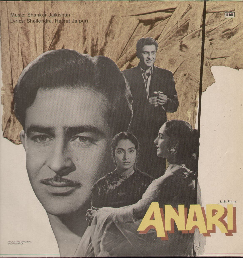 Anari - Raj Kapoor Hit - Hindi Indian Vinyl LP