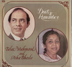 Asha Bhosle & Talat Mahmood Duets Bollywood Vinyl LP