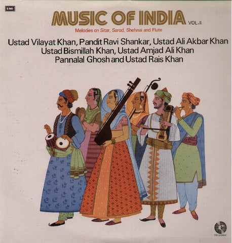 Vilayat Khan,Ravi Shankar,Ali Akbar,Amjad Ali,Bismillah Khan, Pannalal Gosh - Brand new Bollywood Vinyl LP