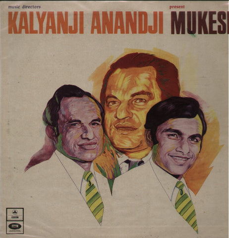 Mukesh - Presented by Kalyanji Anandji Bollywood Vinyl LP