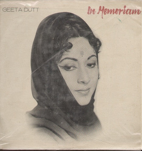 Geeta Dutt - in memorium Indian Vinyl LP
