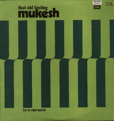 Mukesh - That Old Feeling Bollywood Vinyl LP