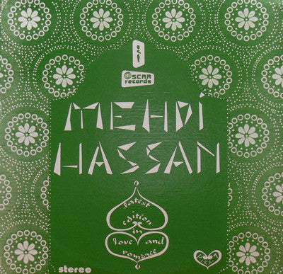 Mehdi Hassan - Romance and Love - Bollywood Vinyl LP