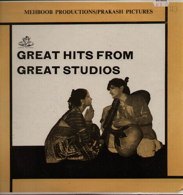 Great Hits From Great Studios - Mehboob Indian Vinyl LP