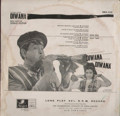 Diwana -Raj kapoor Bollywood Vinyl LP
