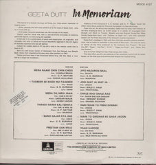 Geeta Dutt - in memoriam Indian Vinyl LP