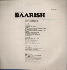 Baarish -Indian Vinyl LP