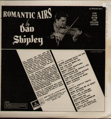 Van Shipey - Romantic Airs - Bollywood Vinyl LP