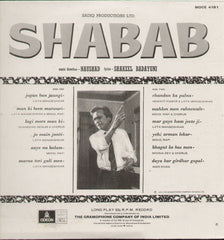 Shabab - Naushad Classic Bollywood Vinyl LP