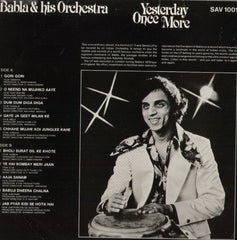 Babla & his Orchestra - Yesterday once more Indian Vinyl LP