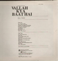 Vallah Kya Baat Hai - Brand new Bollywood Vinyl LP