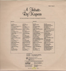 A tribute to Raj Kapoor - Bollywood Vinyl LP