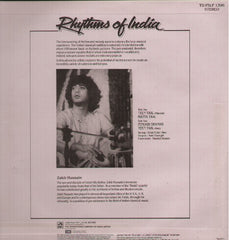 Rhythms Of India - Zakir Hussain Indian vinyl LP