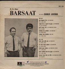 Barsaat - Raj Kapoor Bollywood Vinyl LP