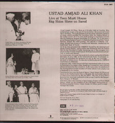 Ustad Amjad Ali Khan - New Indian Vinyl LP 