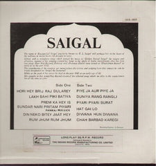 K.L Saigal - The Melody Of - Brand new Bollywood Vinyl LP