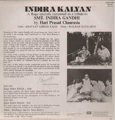 Hariprasad Chaurasia - Indira Kalyan - Brand New Indian Vinyl LP