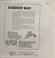 Subinoy Roy - Bollywood Vinyl LP 