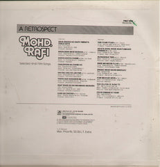 Mohd Rafi - A Retrospect Indian Vinyl LP