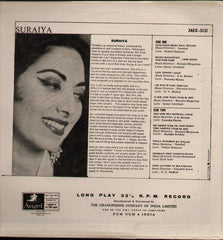Suraiya - The Hits Bollywood Vinyl LP