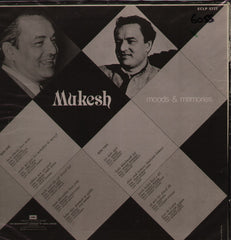 Mukesh - Moods & Memories Bollywood Vinyl LP