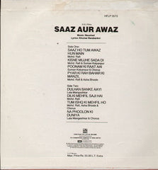 Saaz aur Awaz Indian Vinyl LP