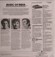 Music of India - Melodies on Santoor, Vol 1 Bollywood Vinyl LP