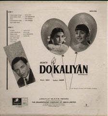 Do Kaliyan Bollywood Vinyl LP