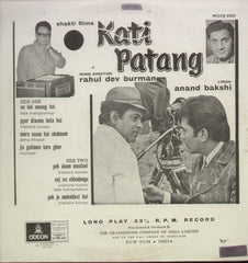 Kati Patang Bollywood Vinyl LP