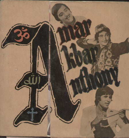 Amar Akbar Anthony 1970 Hindi Bollywood Vinyl LP 