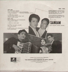 Sangam 1960 Hindi Bollywood Vinyl LP