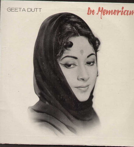 Geeta Dutt In Memoriam Hindi Film LP