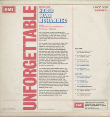 Unforgettable Songs By Habib Wali Mohamed Indian Vinyl LP