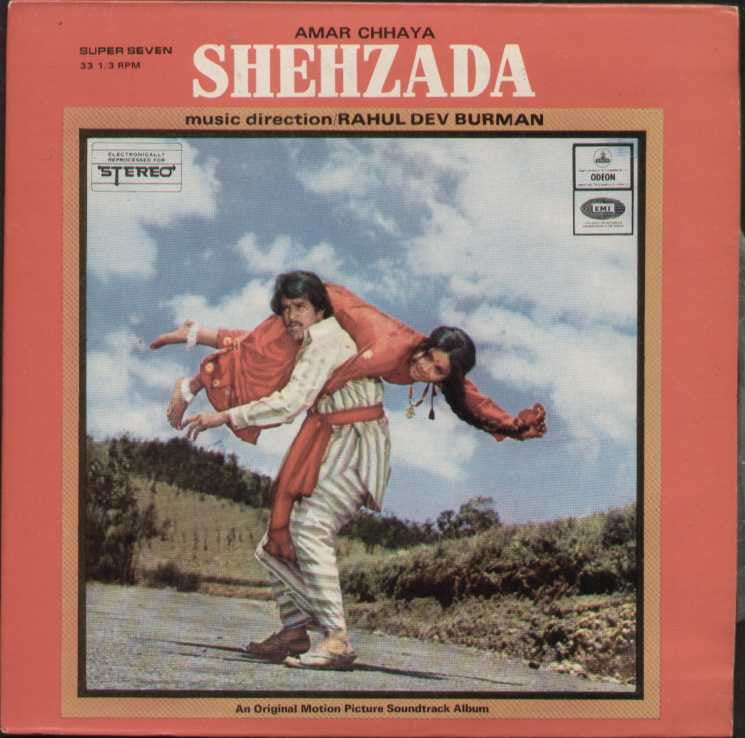 Shehzada 1972 Hindi Film EP- First Press