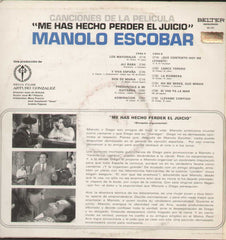 Monolo Escobar Bollywood Vinyl LP